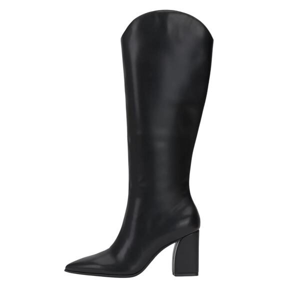 INC Women's Jovie Pointed Toe Knee High Boots Black Size 9 1/2 - Picture 2 of 5